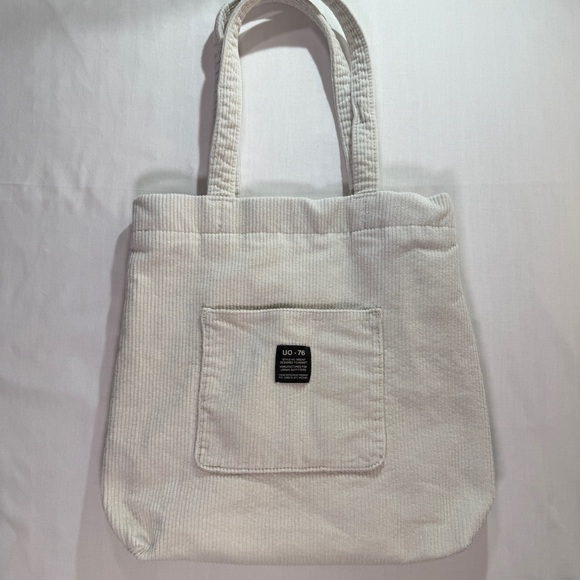 Urban Outfitters (UO) Corduroy Pocket Tote Bag “UO-76" Logo Patch - Picture 9 of 9